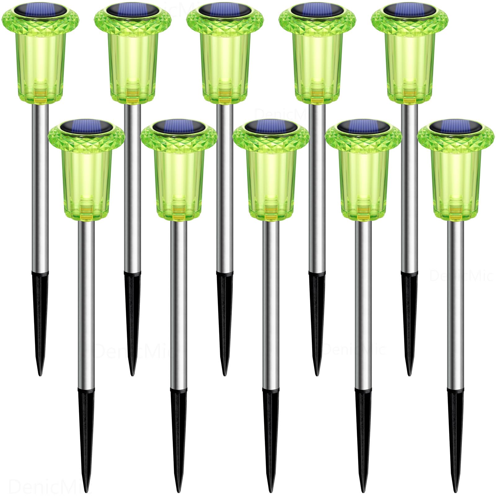 DenicMic Solar Halloween Lights Outdoor Waterproof 10 Pack Halloween Decor view 9