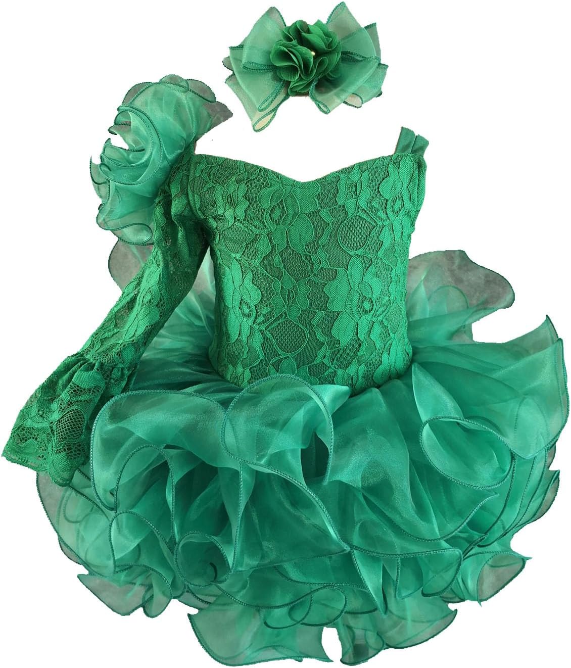 Jenniferwu G192 Infant Toddler Baby Newborn Little Girl's Pageant Party Birthday Dress