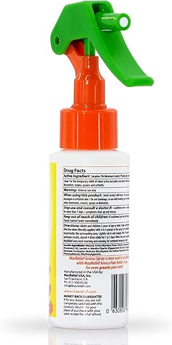 Miniatura 2 de MaxRelief Spray de alivio del dolor de árnica, alivio del dolor muscular y articular de acción rápida, calor relajante para músculos, articulaciones