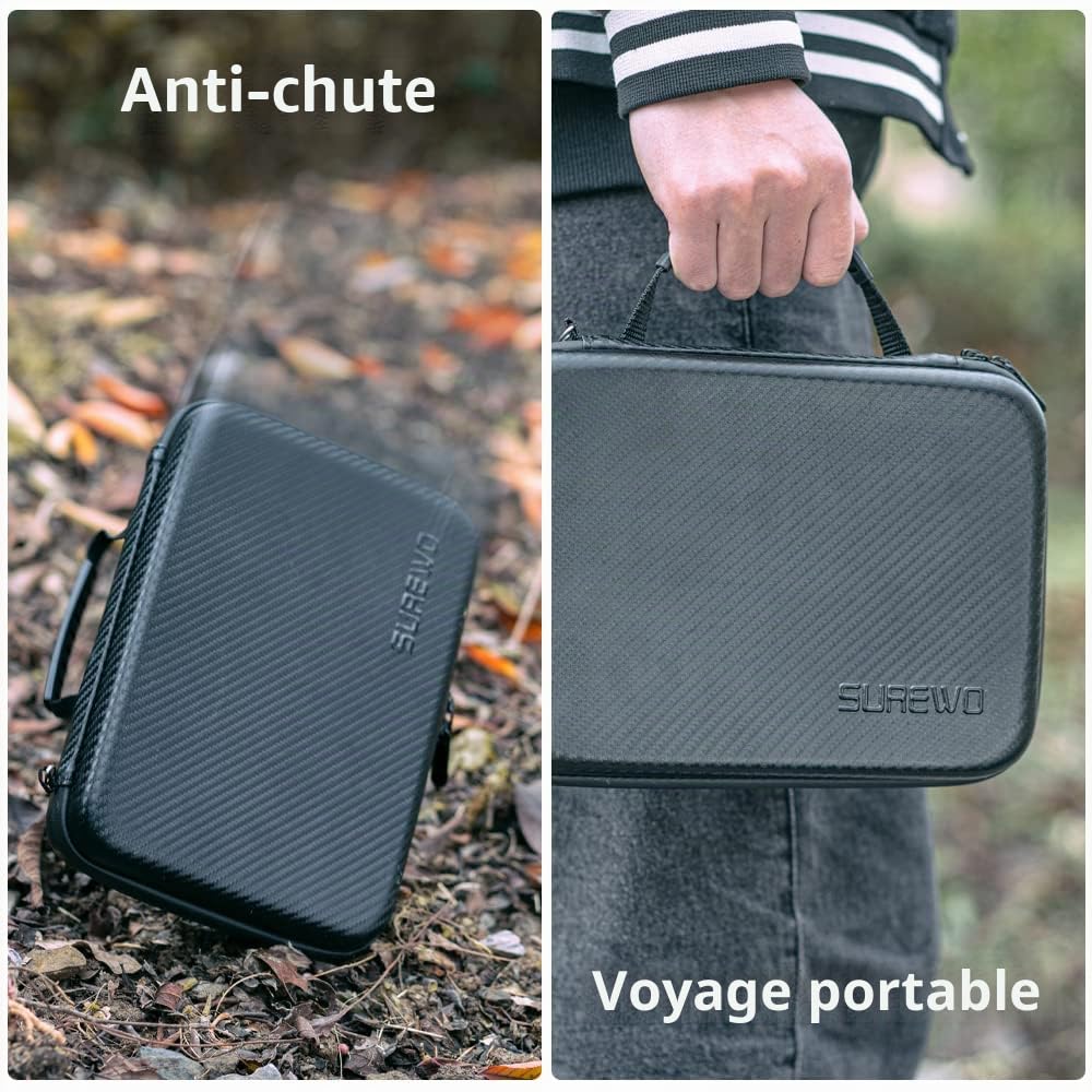 Mallette de Transport DJI Action 4 étanche en Surface, Sac de Voyage Portable Compatible avec Les Accessoires DJI Osmo Action 5 Pro/4/3 Combo Aventure