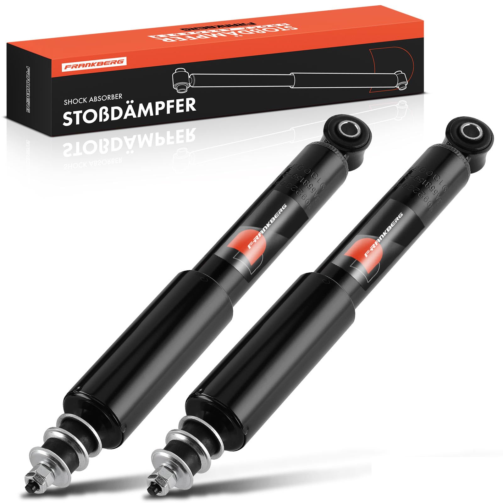 Frankberg 2 amortiguadores delanteros 331 mm presión de gas 5611025G00 | Compatible con: Recogida D22, Recogida D21