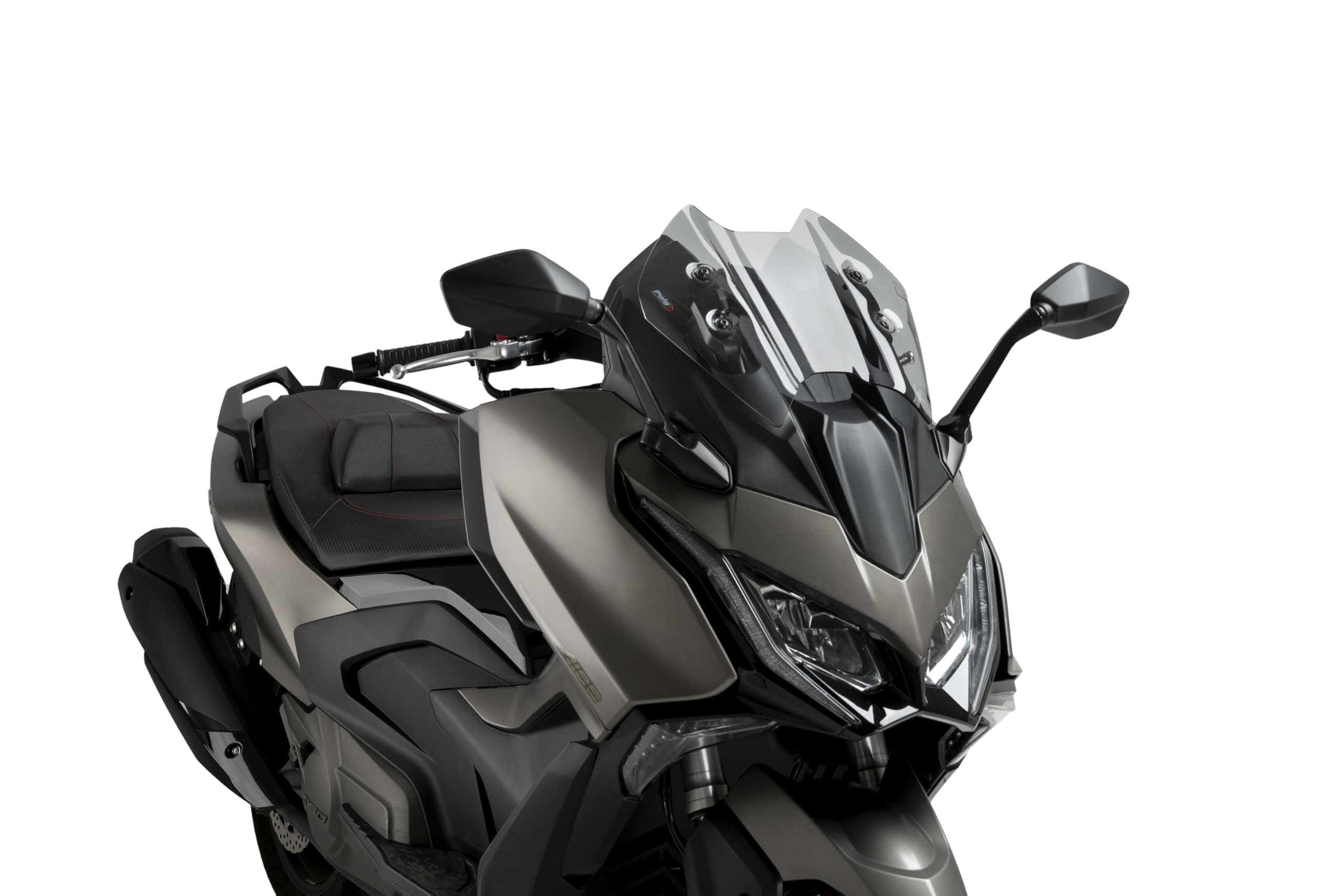 Puig 22048H V-Tech Line Sport Windshield – Aerodynamic Design and Sporty Style for KYMCO AK550 PREMIUM 2024-2025, Smoked