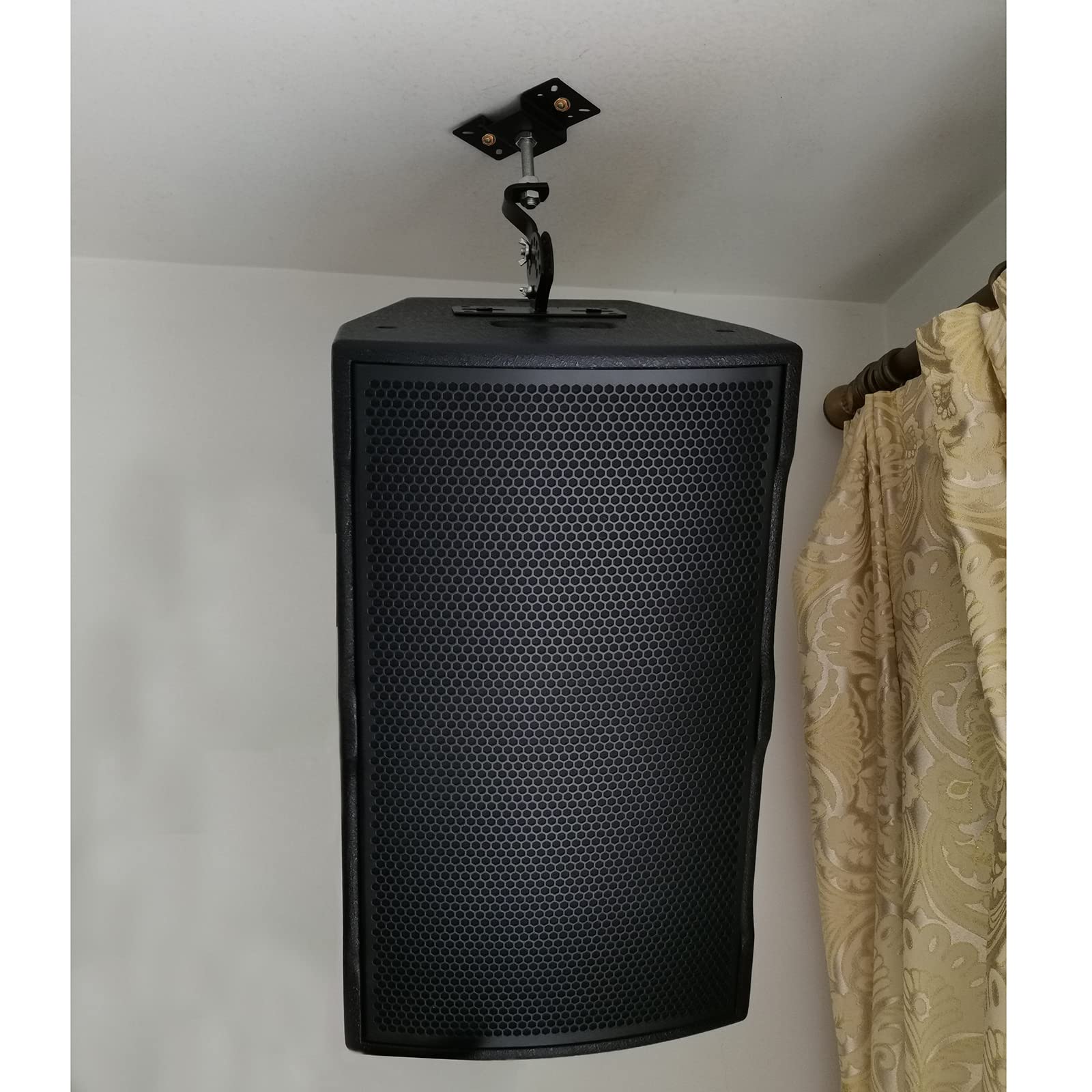 Howonder SPS-506D Ceiling Speaker Mount, Lautsprecher Deckenhalterung kompatibel mit den meisten 8" 10" 12" 15" Lautsprechern. Halten Sie bis zu 100lbs,(2 Packs Schwarz)