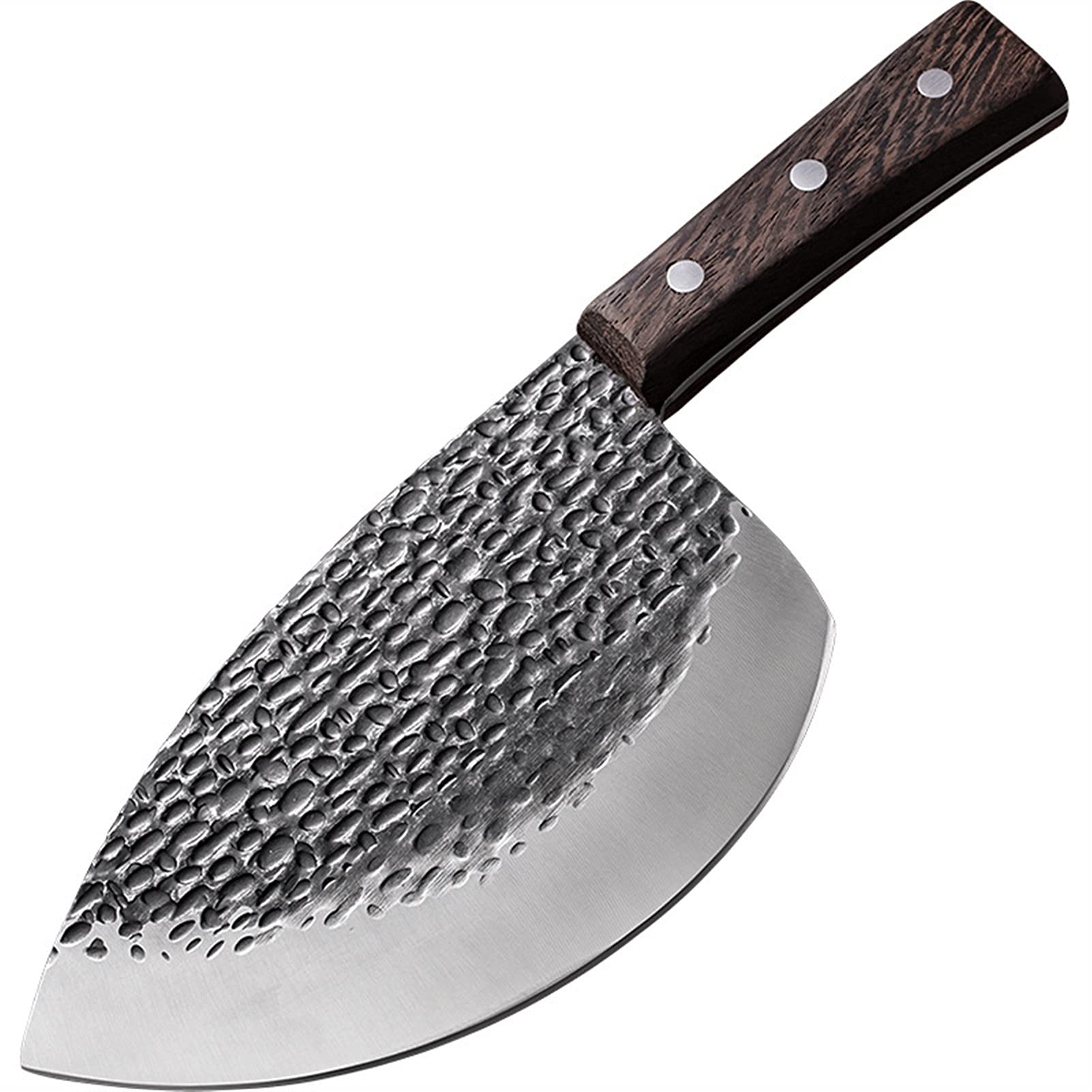 Forgiato professionale Forgiato Burtcher Knife Coltello a mannaio Pesce Seafood Pesce Coltello da cucina Coltello da cucina Handmade Sharp Slaught Strumenti