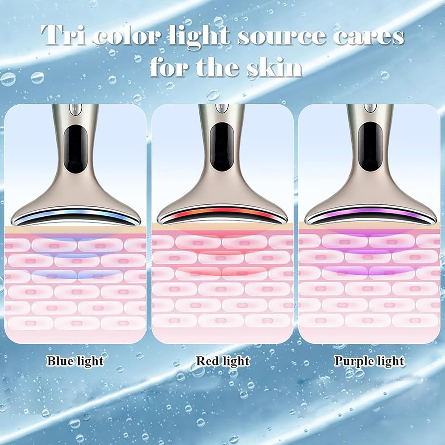 2 Face/Face Evolution, Stimulator, Transcutaneous Electrical, Aesthetic Purposes, Face Massager Red Light Therapy Wand Face and Neck Massager - Image 3