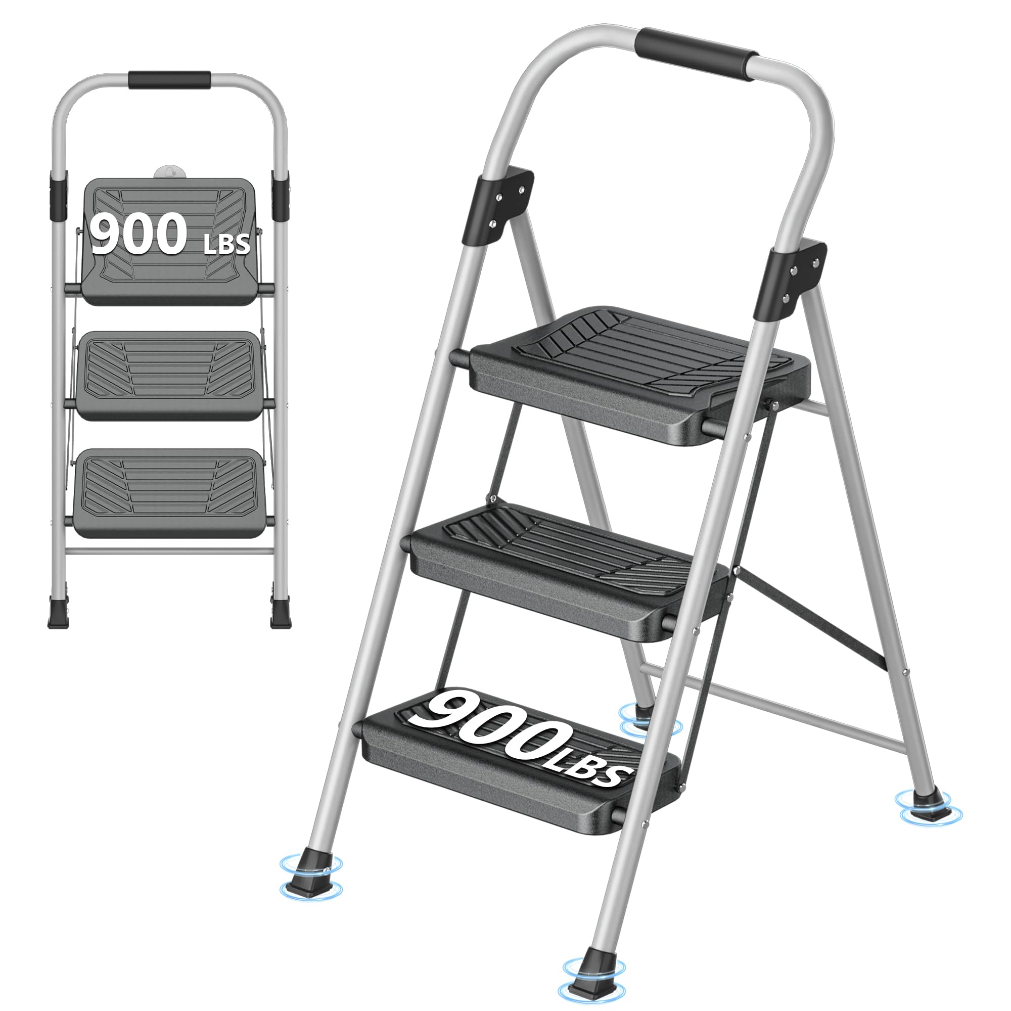 DIAMONDFORGE 3 Step Ladder