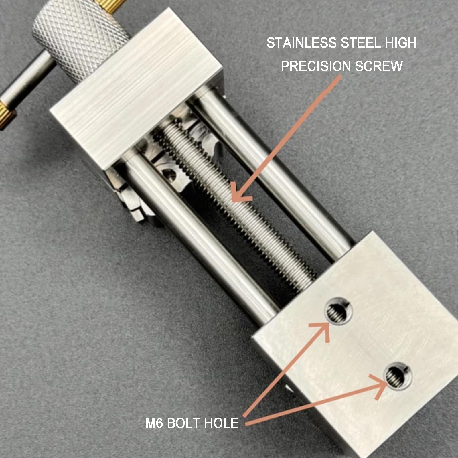 Tornillo De Banco Fractal De Acero Inoxidable, Tornillo De Banco Autoajustable para Taladro, Abrazadera, con Diseño De Mordazas Múltiples, para Manualidades, Fabricación 150mm