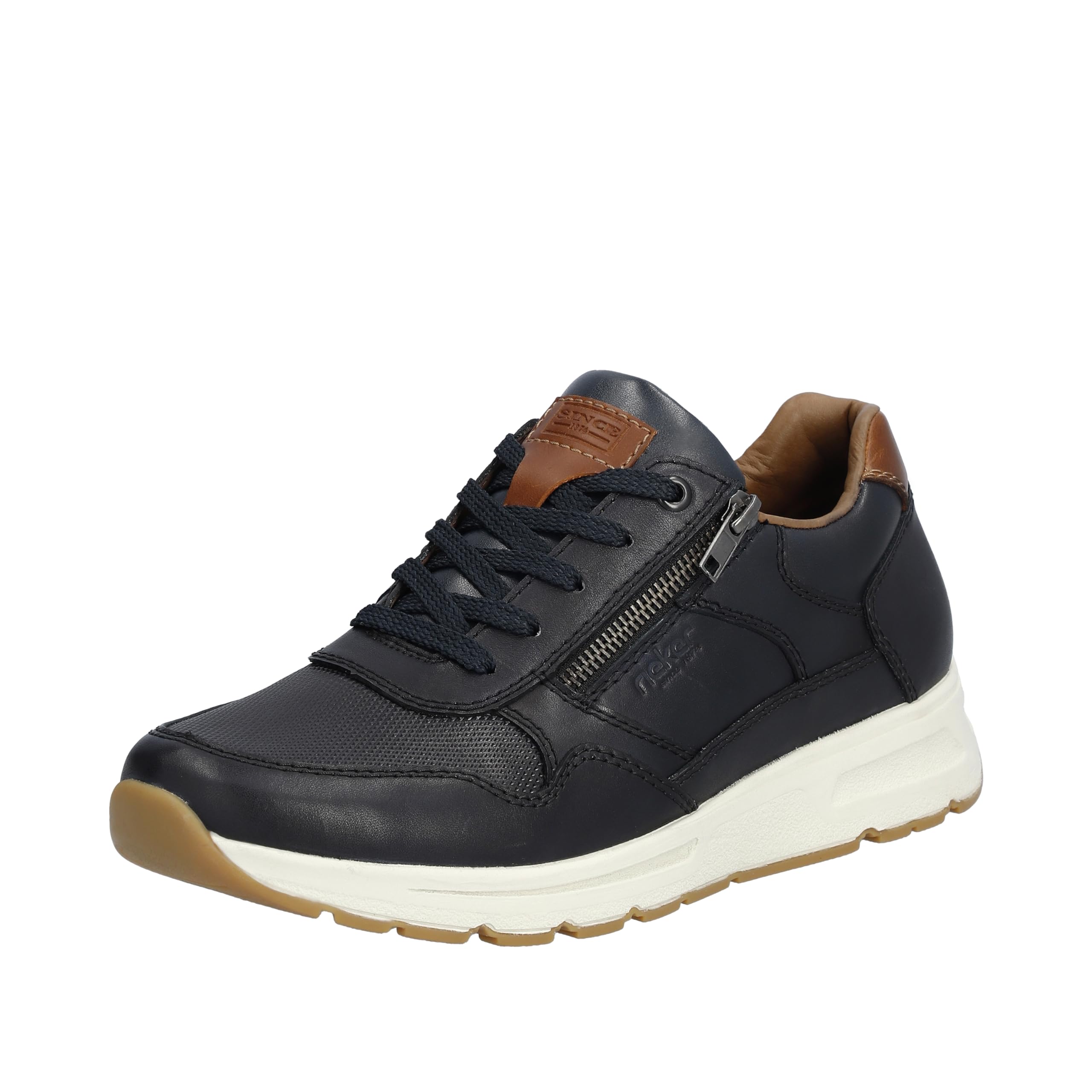 Rieker Men's B0701 Lace-Up Shoes, Blue, 9.5 UK