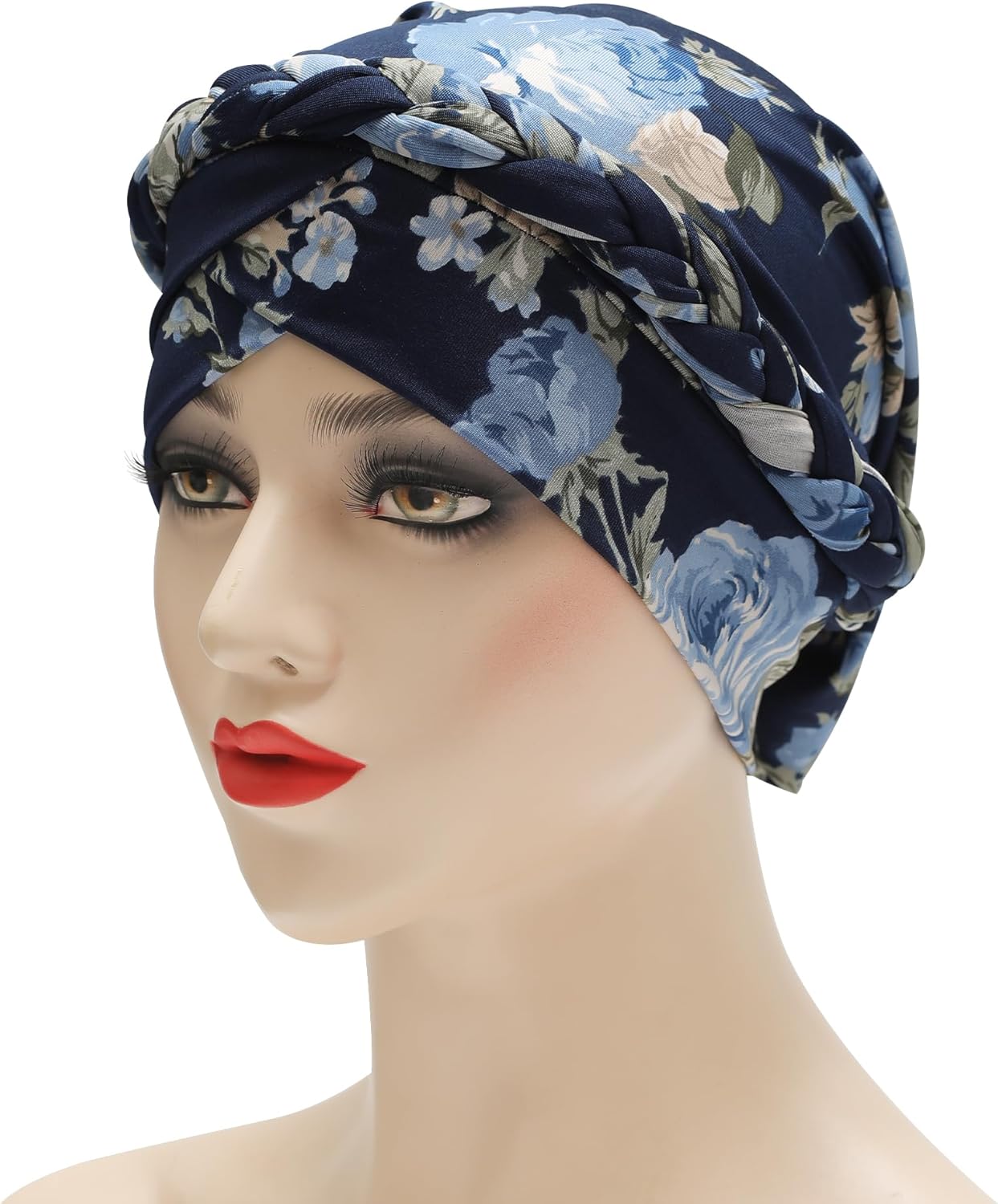 ZLYC Chemo Headwear for Women Pre Tied Turban Headwear Lightweight Beanie Hat - Image 9