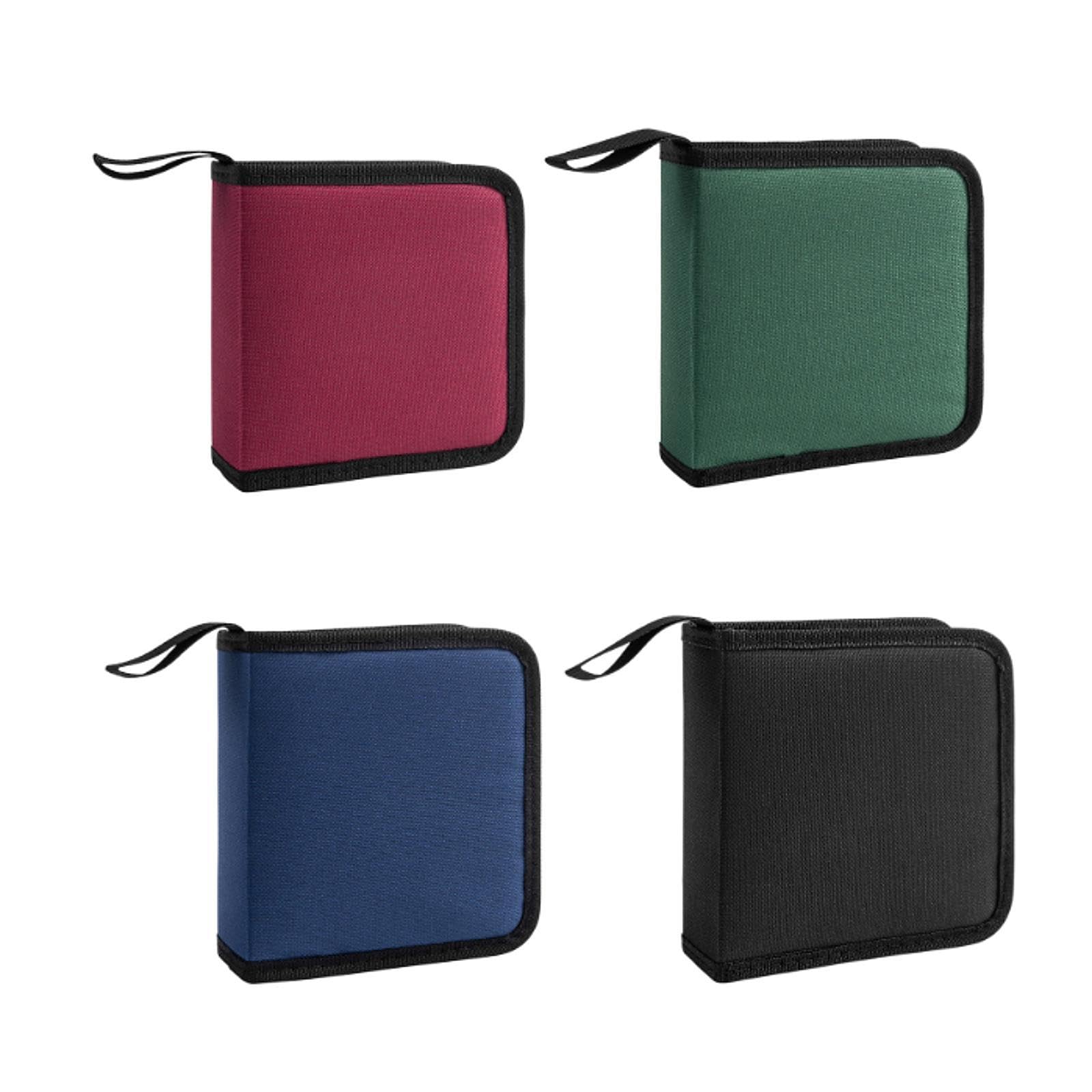 Enakshi® CD DVD Carrying Case Compact Portable Sleeve Disc Holder for Travel Home Car Red|Drives, Storage & Blank Media | Blank Media & Accessories | Media Cases, Sleeves & Wallets-image-34