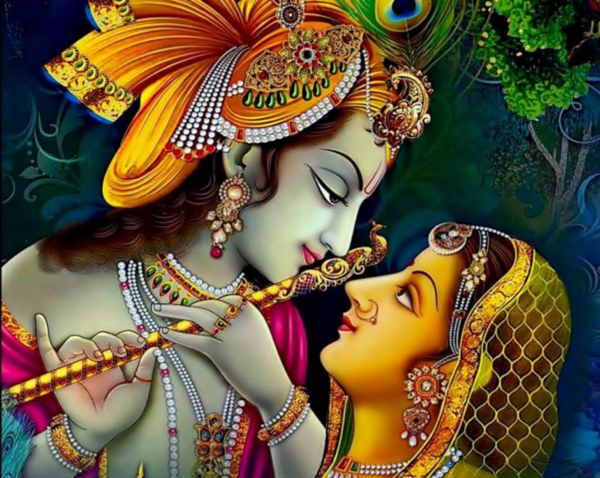 Hindu God Lord Radha Krishna By Magdalena Walulik ubicaciondepersonas