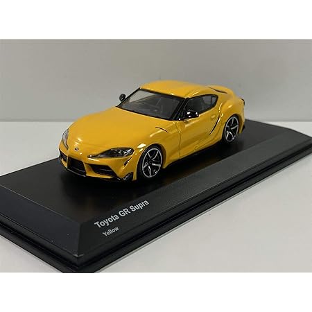 Amazon Kyoshoオリジナル 1 64 トヨタ Gr スープラ イエロー ミニカー ダイキャストカー おもちゃ