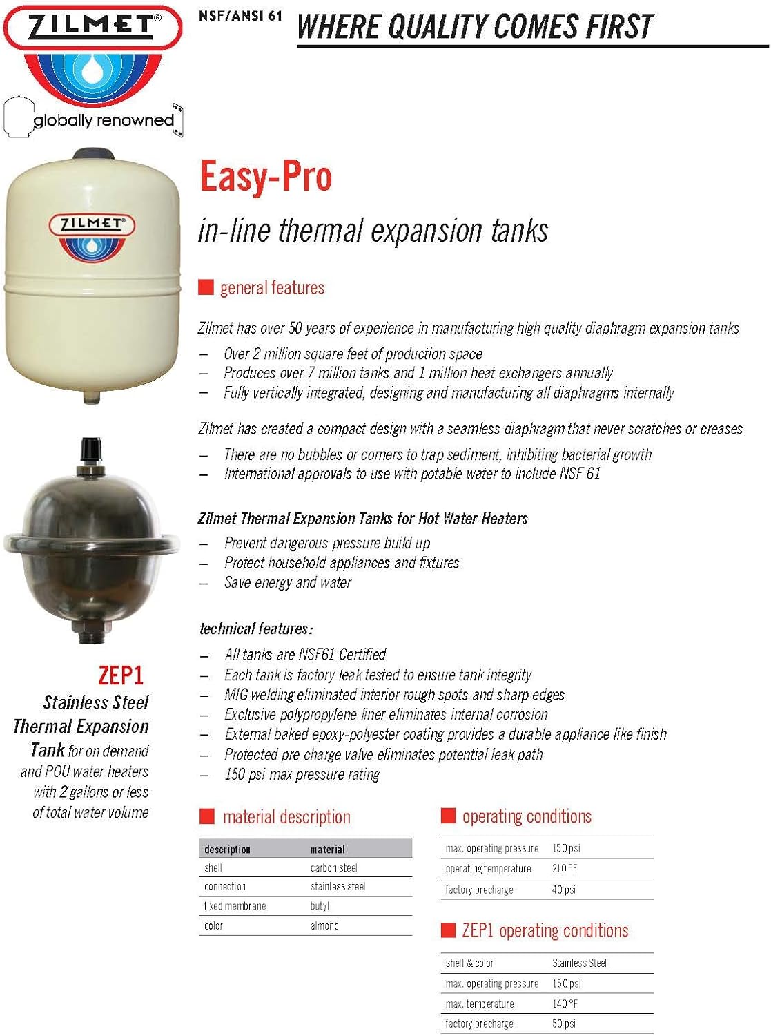 in-Line Thermal Expansion
