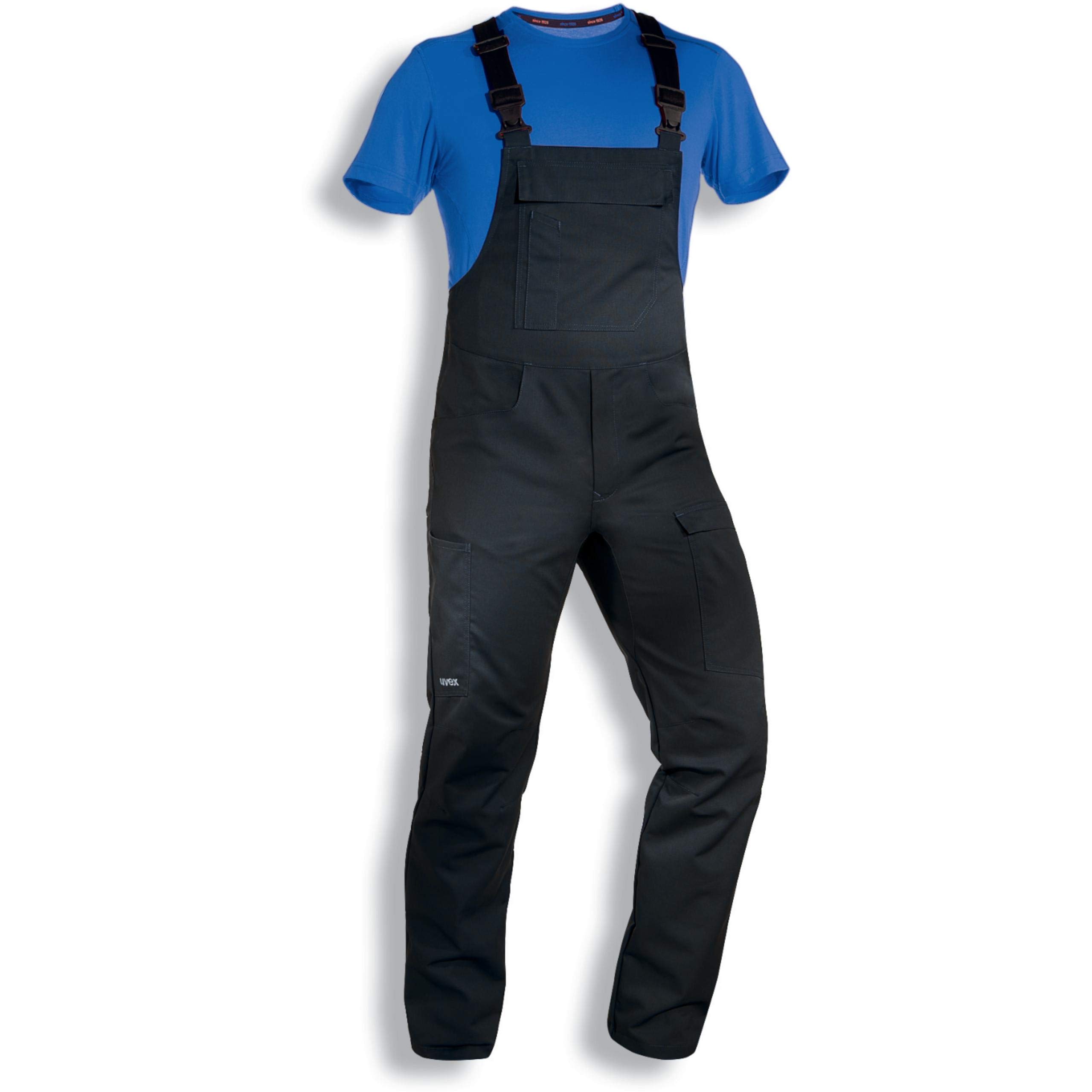 Uvex Suxxeed Basic 7452 - Pantalón de Trabajo Ropa Laboral para Hombre, Color Gris Oscuro Gris 62