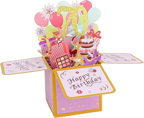 Vista 25 de CIEHER Tarjeta desplegable de cumpleaños número 17 para niñas, tarjeta de felicitación 3D de feliz cumpleaños de 17 años, regalos únicos