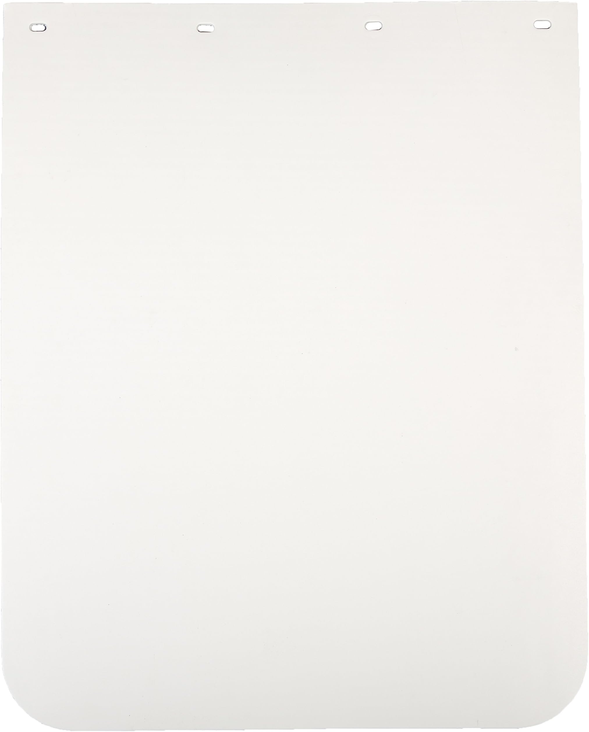 Spray Guard 11166 White 24" x 30" Grass Backed Anti-Spray Mud Flap