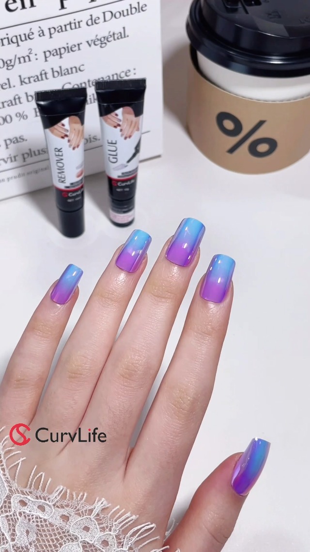 Image of Curvlife Newly Upgraded Quick Drying 10g Semi Solid Nail Glue with 10ml Remover for Press On Nails Tips No Need for UV Lamp Long Lasting Fake Acrylic Nails Kit Glue Gel