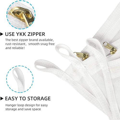 Miniatura 3 de TENRAI Paquete de 3 delicadas bolsas de lavandería para máscaras faciales reutilizables y almohadillas removedoras de maquillaje reutilizables,