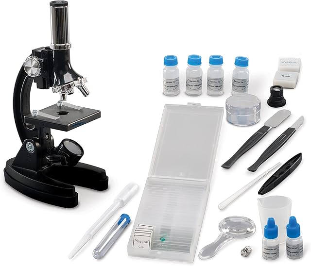 Learning Resources GeoSafari MicroPro 95-Piece Microscope Set, Multicoloured