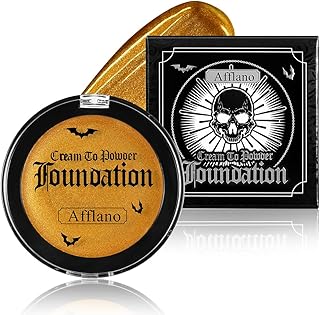 Pintura facial dorada, altamente pigmentada e...