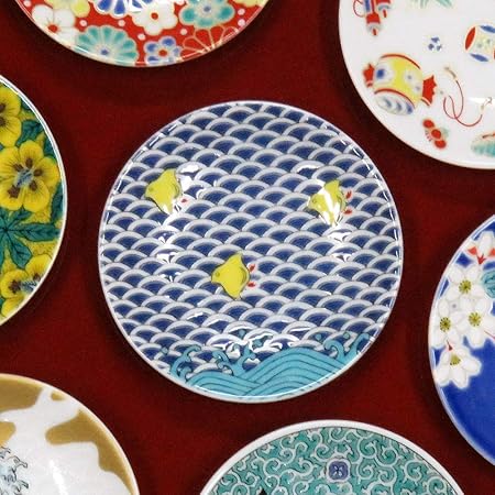 Amazon お皿 おしゃれ 九谷焼 縁起 豆皿 千鳥 陶器 小皿 取り皿 和食器 和座の蔵 小皿 通販