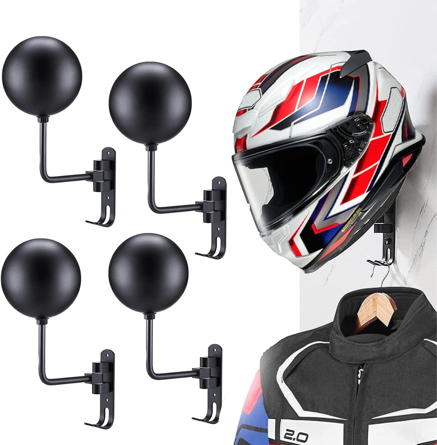 Black - Pack of 4