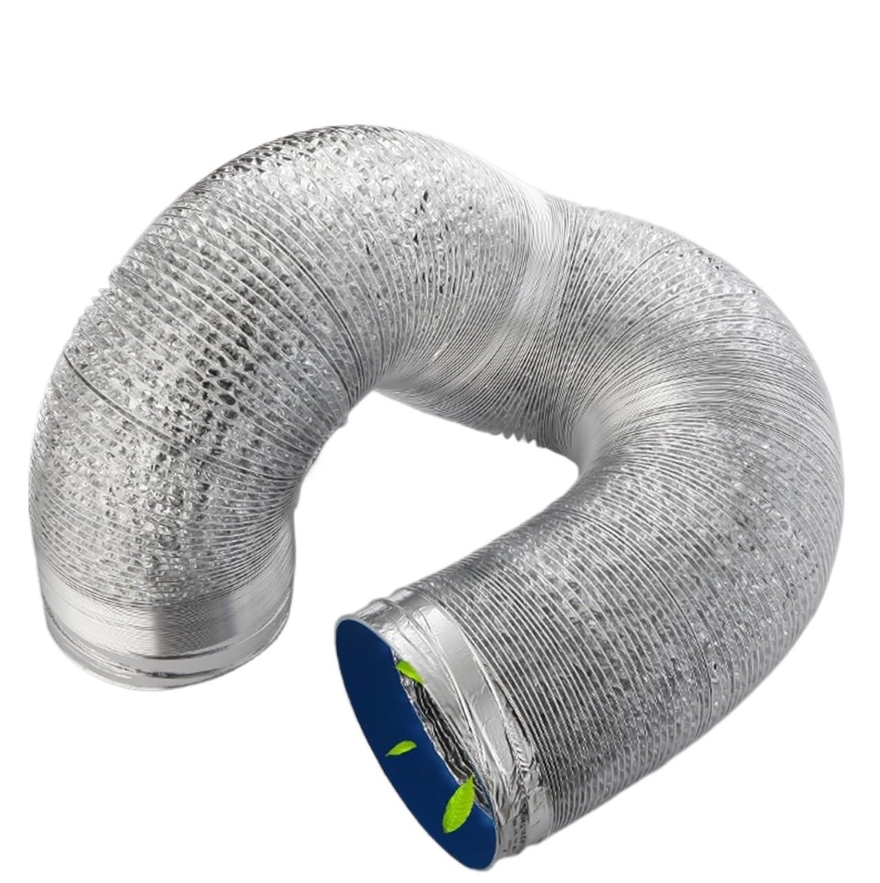 Aluminiowy elastyczny wąż wentylacyjny, Rury zamienne do klimatyzatora, elastyczny otwór wentylacyjny suszarki bębnowej(4m,150mm)