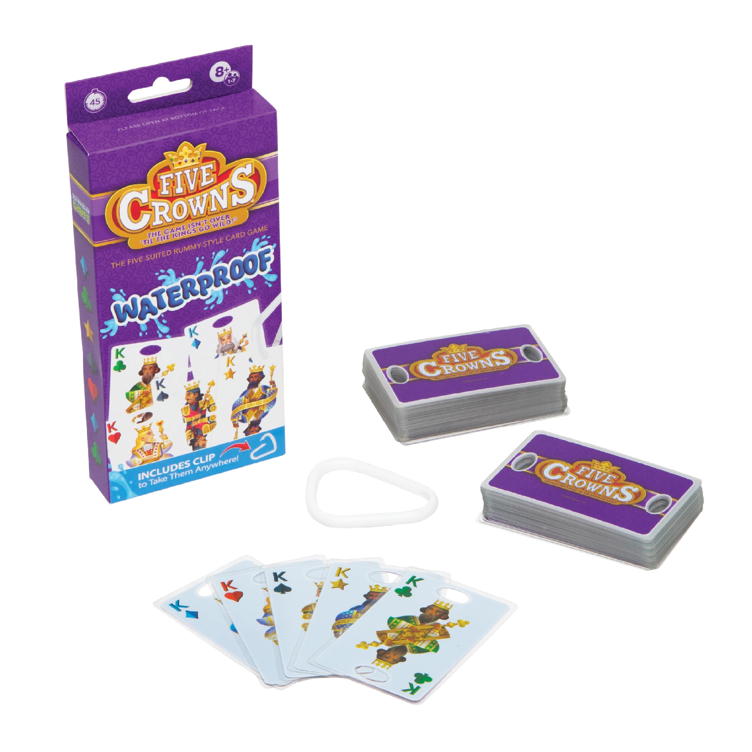 Amazon.com: Five Crowns Waterproof Cards Games – Pool, Summer Toys