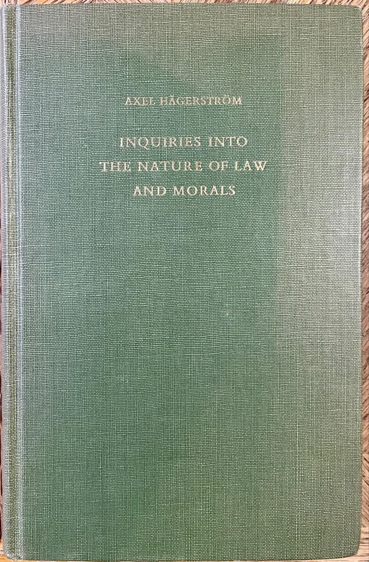 Inquiries into the nature of law and morals (Skrifter utg. av K