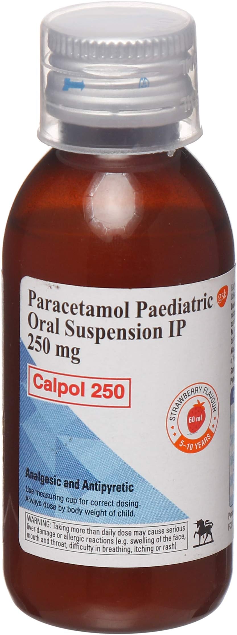 Calpol 250mg Suspension 60ml