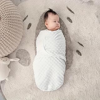Neugeborene Herbst/Winter Puckdecke, Fleece-gefüttert, warmer Schlafsack mit 3D-Bohnenstoff für angenehme Haptik, für Babys im Alter von 0-6 Monaten