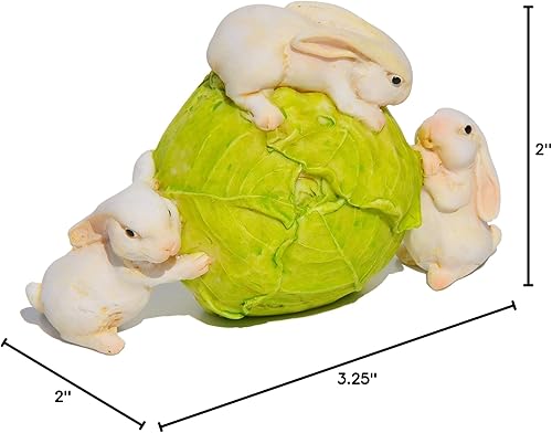 Miniatura 2 de Top Collection Historia encantada de hadas jardín conejos Rolling Col exterior estatua