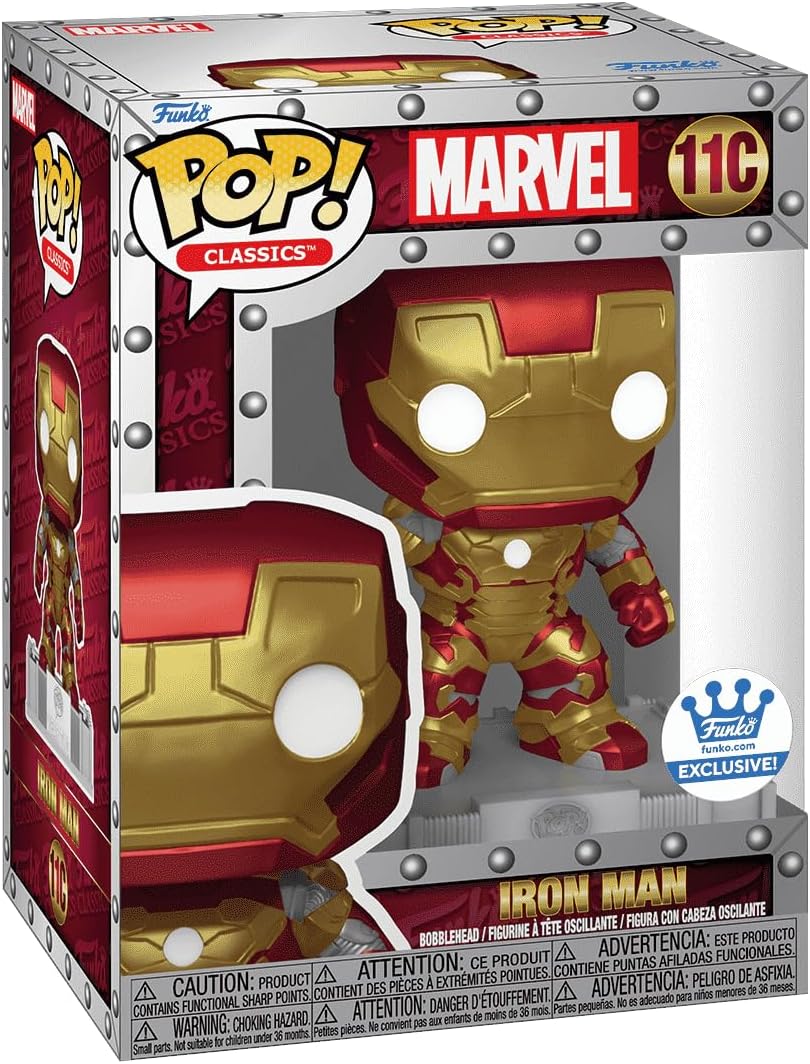 Funko Pop! Marvel Iron Man Classic Collector's Edition, Limited 10000pcs, Exclusive Set