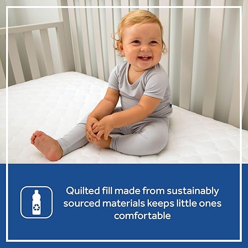 Miniatura 6 de Sealy Colchón Flex Cool transpirable hipoalergénico de 2 etapas doble firme impermeable para cuna de bebé y colchón de cama infantil y paquete de 2