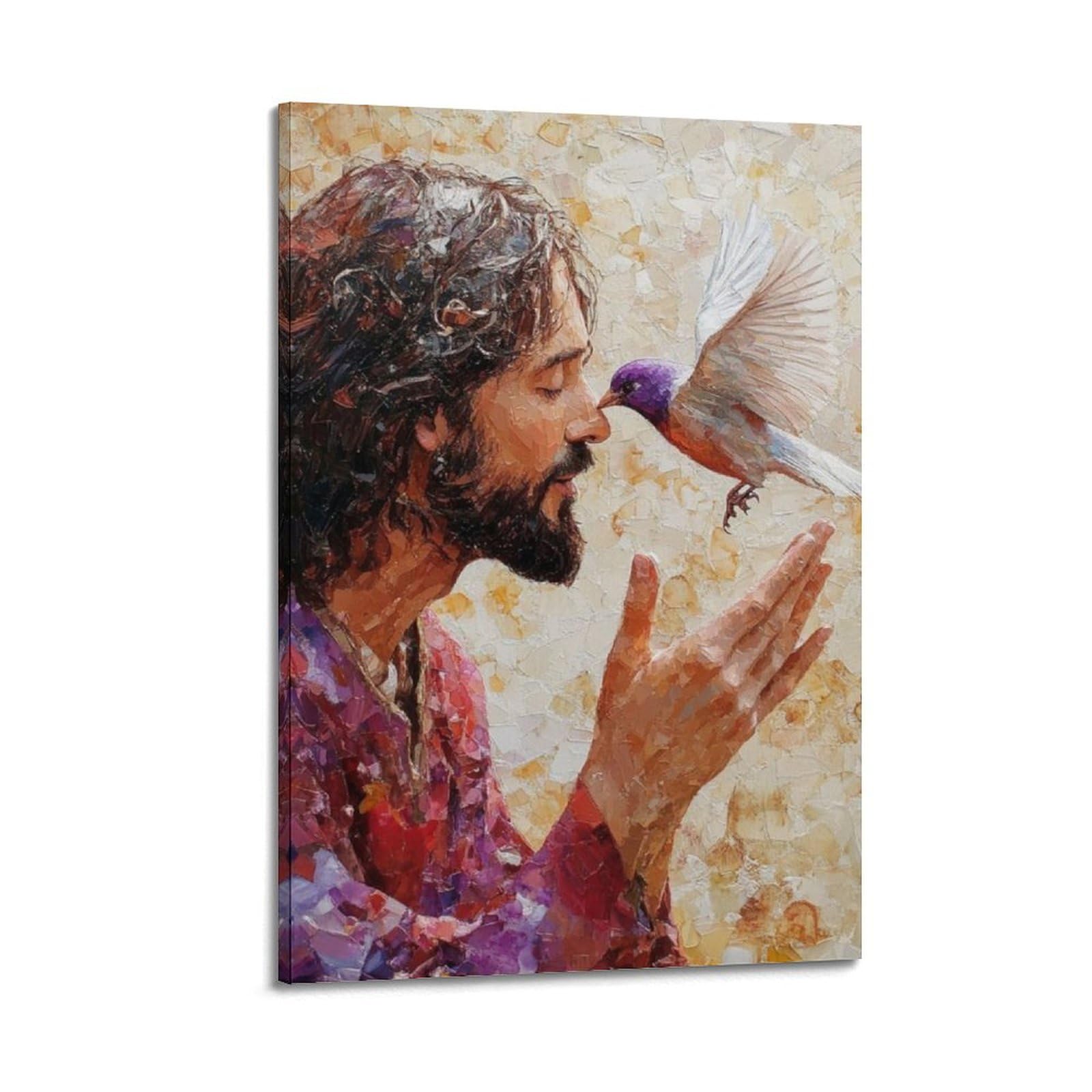 Poster pointillisme religieux impression toile haute définition - 6