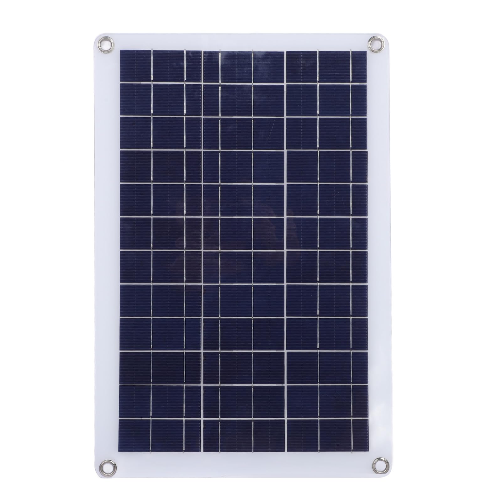 20W Solar Panel Kit with Water Resistant Design | Caricabatterie portatile per viaggi in campeggio, Silicio monocristallino, Compatibilità 60A, Prevenzione carica inversa,