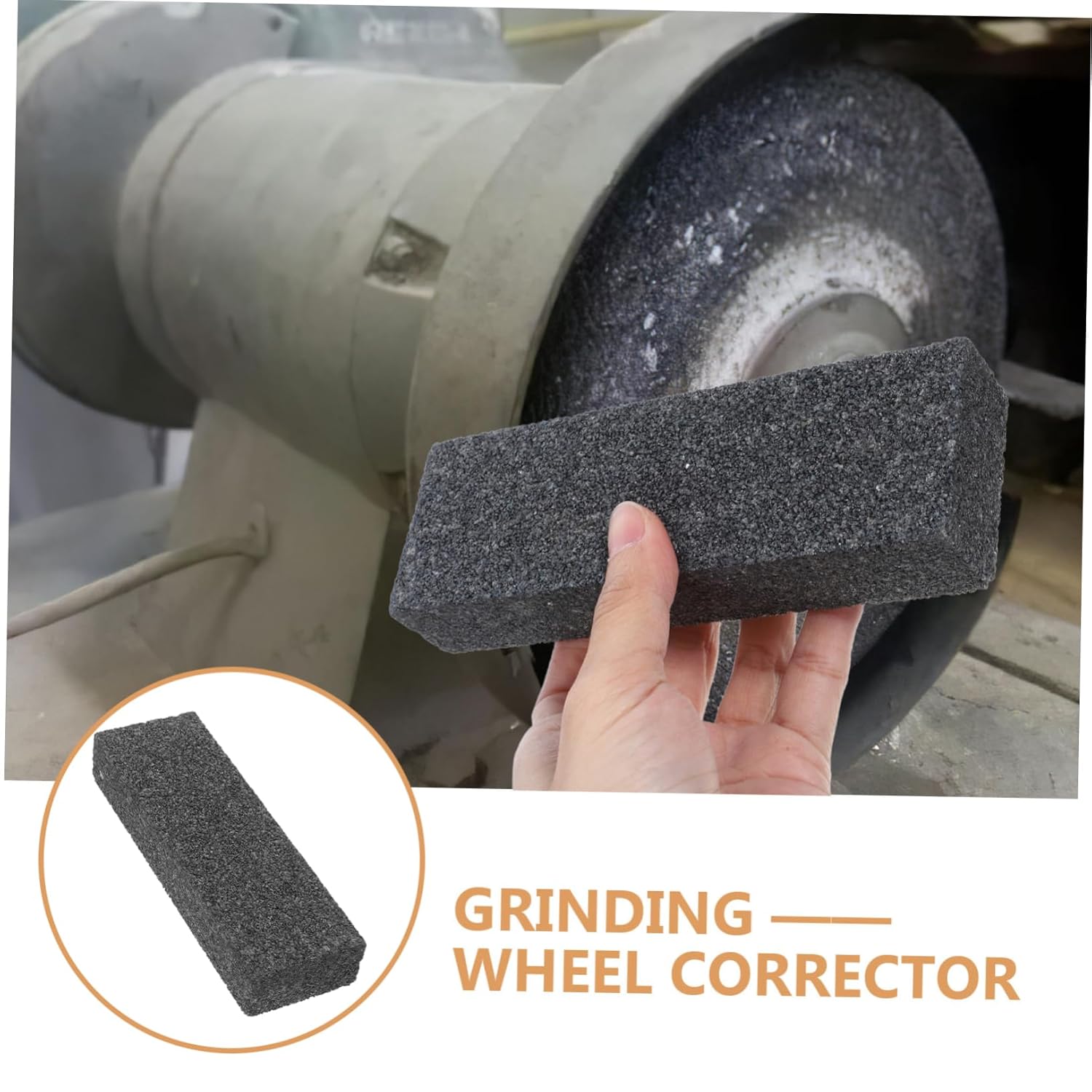 NUOBESTY 2Pcs Abrasive Grinding Wheel Dresser Stick Silicon Carbide Tool for Sharpening Truing for Manual Sharpeners Workshops and DIY Projects