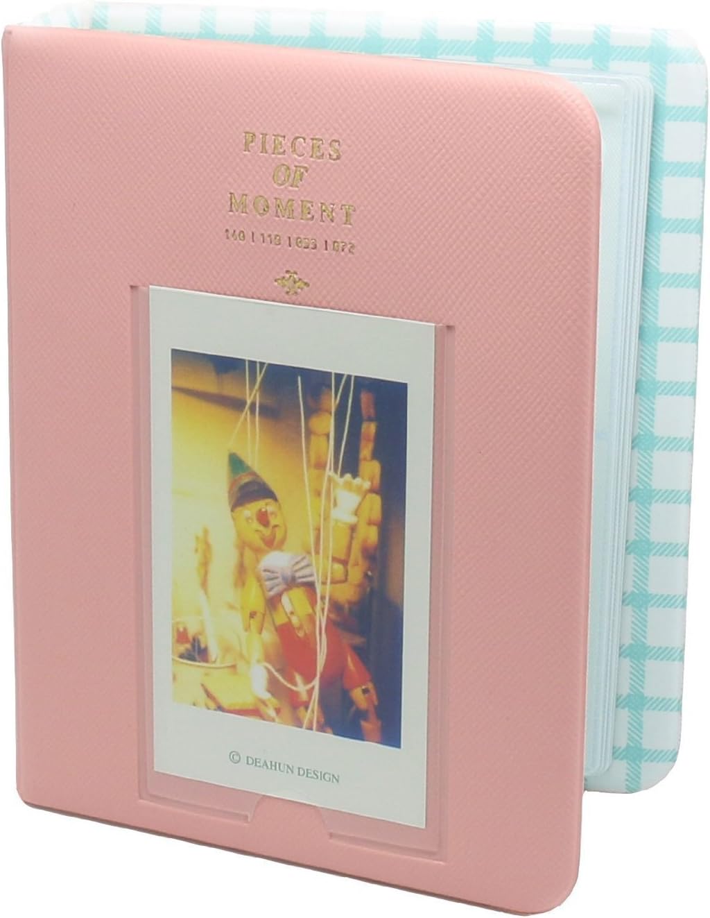 64 Pocket 3 Inch Instax Photo Mini Book Album for Instax Mini 70 7s 8 90 50s 25s Film/Polaroid PIC-300P/Z2300-Pink