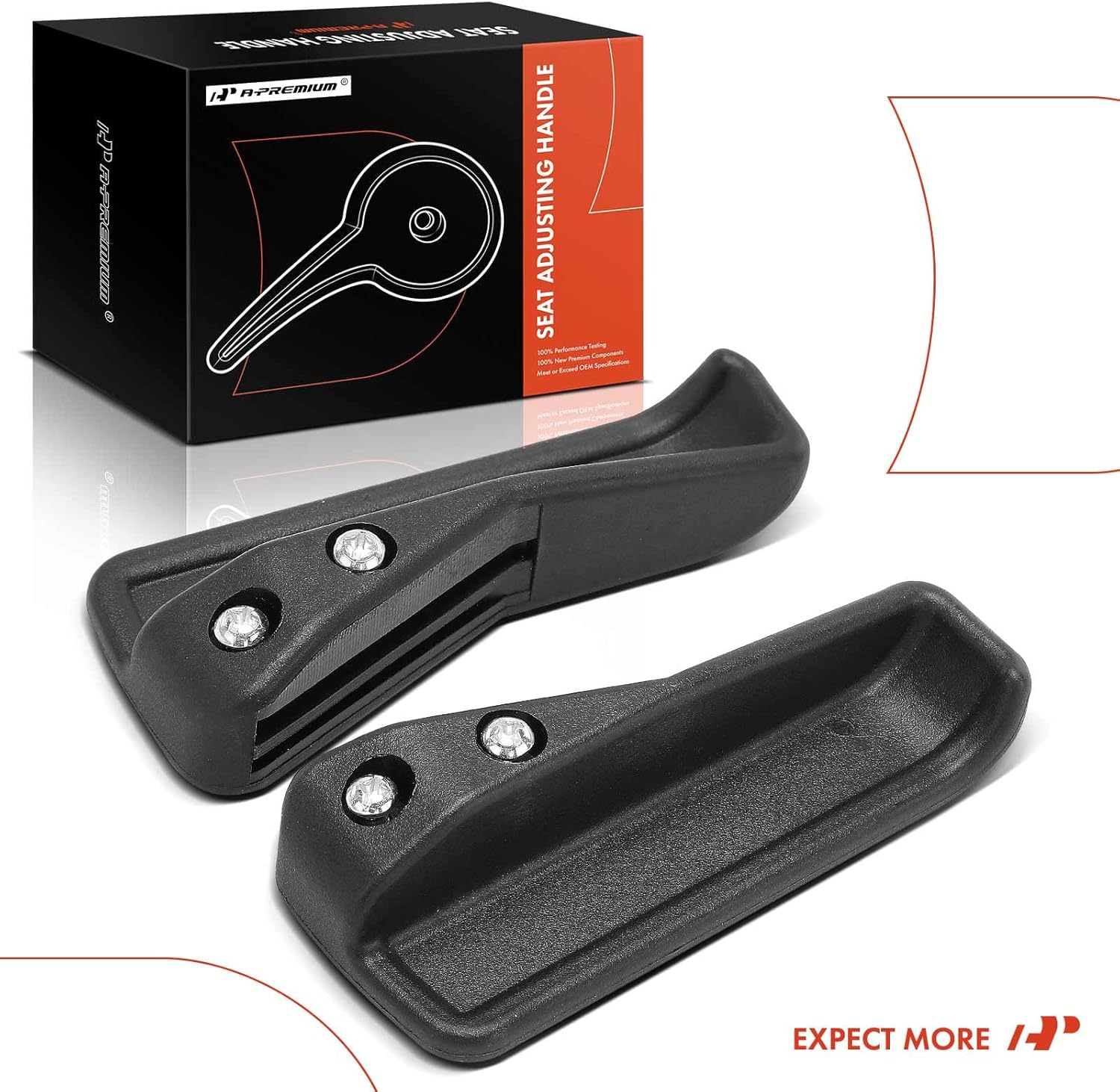 A-Premium Seat Adjustment Handle Compatible with Ford & Mercury Vehicles - F-150 F150 1993-1995, Explorer 1992-2003, Ranger 1993-1997, Mountaineer 1997-2001 - Front Driver and Passenger Side