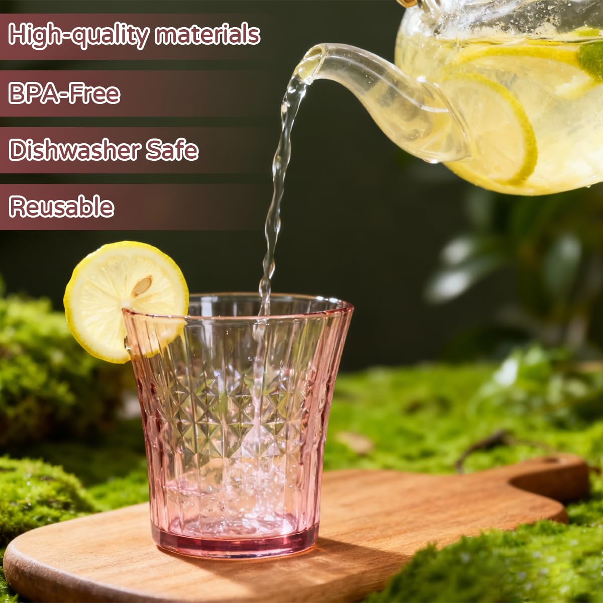 12 Pezzi Bicchieri di Plastica Riutilizzabili 320ML Bicchieri Plastica Acqua Infrangibile Bicchier i di Plastic a Dura per Campeggio Picnic e Feste per Acqua Latte Tè Caffè, 3 Colori