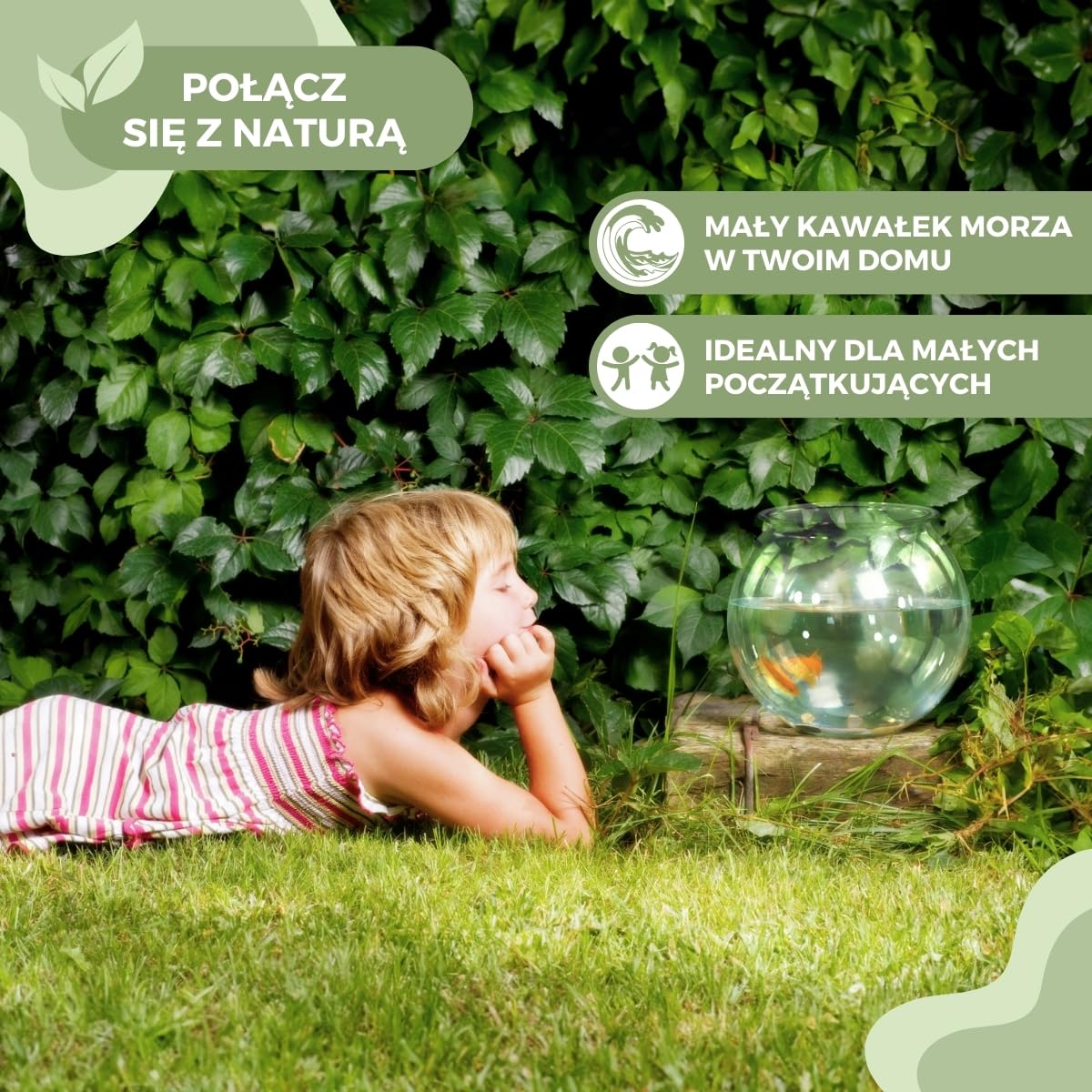 Mobiclinic® pets, Mał okrągł akwarium, Nemo, 4 litry, Plastik pet eco, Przezroczysty design, 20x20x17, 5cm, Łatwe do czyszczenia, Wytrzymałe, Idealne dekoracji domowej, Rośliny wodne