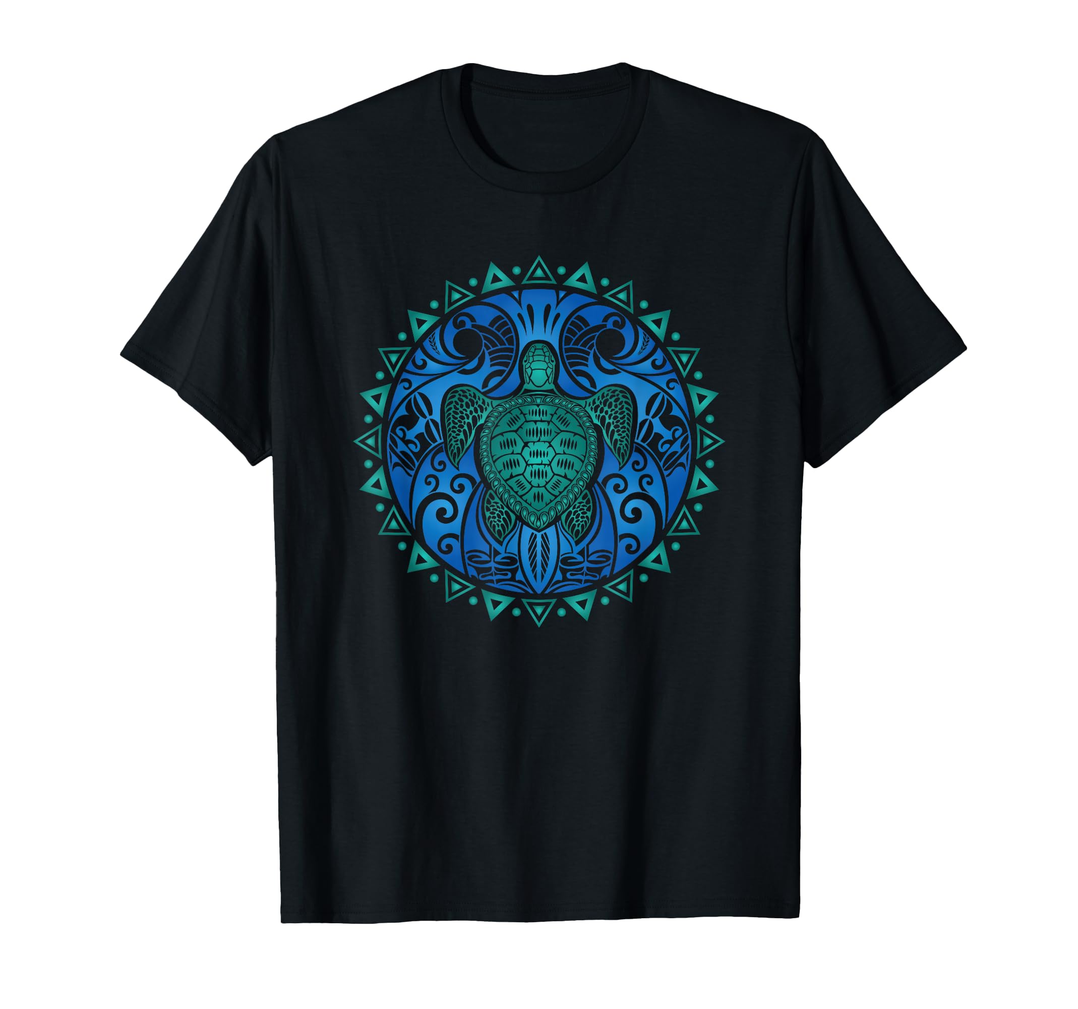Sea Turtle Tribal Hawaiian Hawaii Turtles Lover Gift T-Shirt
