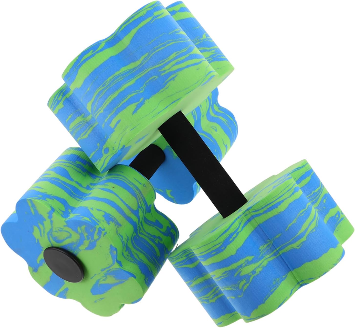 BESPORTBLE 2pcs Aquatic Dumbbells: Water Dumbbell Pool Resistance Aquatic Fitness Barbells for Swimming Training Floating Barbells for Exercise Yoga Fitness