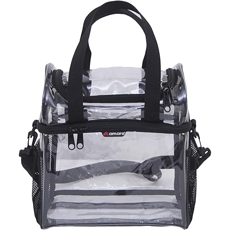 clear insulated lunch bolsa