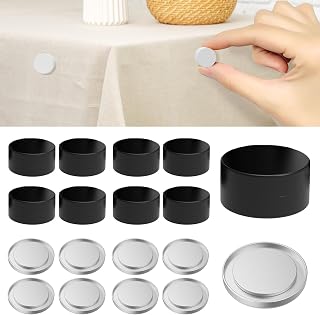 8pcs Table Cloth Holder Picnic Tablecloth Clip Weights Straps MagSeal Table Skirts Anchors Anti-Slip for Meeting Party Indoor Outdoor Events Restaurant Wedding Christmas Camping. Banquet