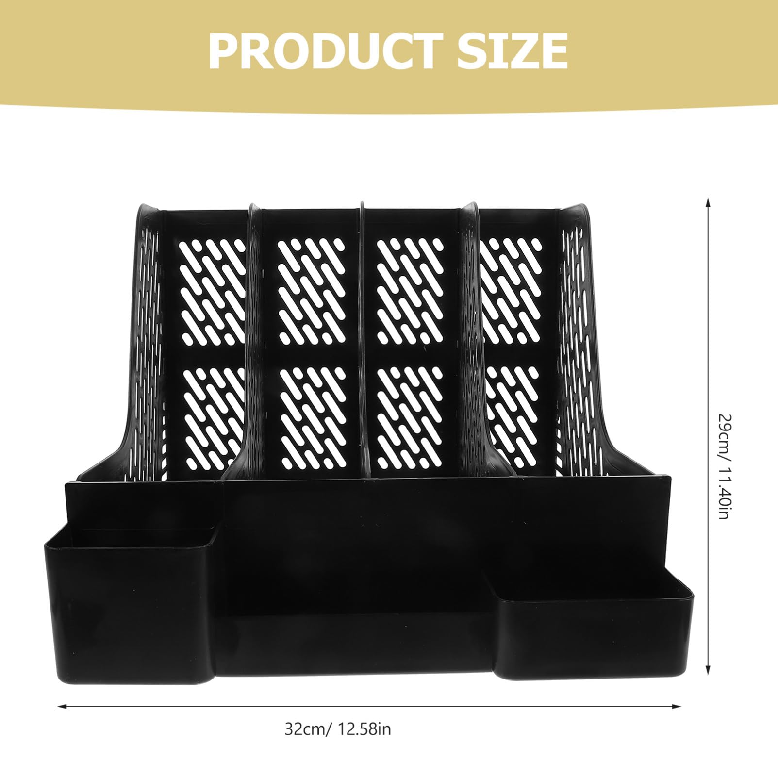 Artibetter Desktop File Organizer File Racks for Desktop Stand Book Storage Rack Organize Your Desk