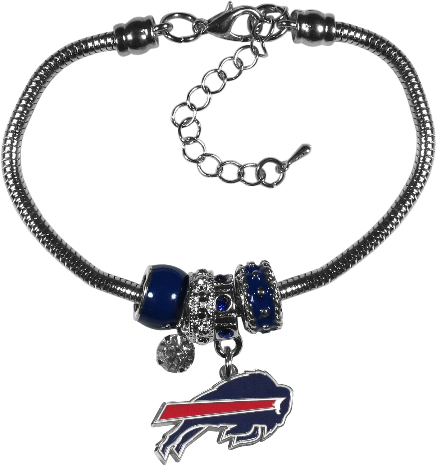 Siskiyou Sports NFL womens Euro Bead Bracelet