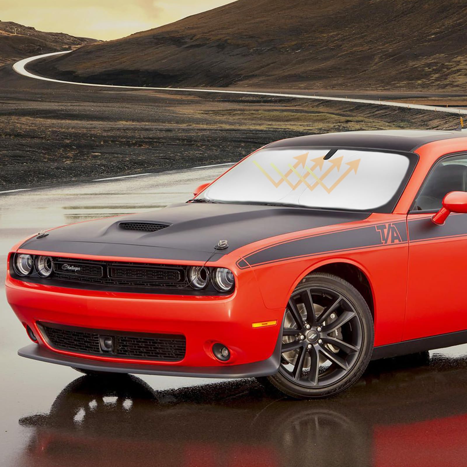 Amazon.com: Sunshade for Challenger Windshield Sun Shade for 2015