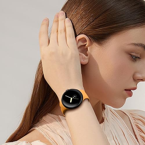 Miniatura 8 de Correa de reloj Pixel compatible con Google Pixel Watch 1 BandPixel Watch 2, correa de silicona suave para mujeres y hombres, correa deportiva