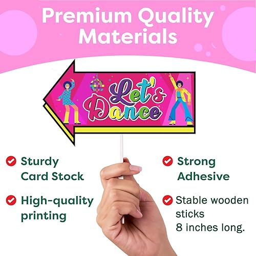 Miniatura 5 de M AMFEOV 40 accesorios para cabina de fotos de los años 80, decoraciones de fiesta de los años 80, decoraciones de fiesta de cumpleaños de los 80,